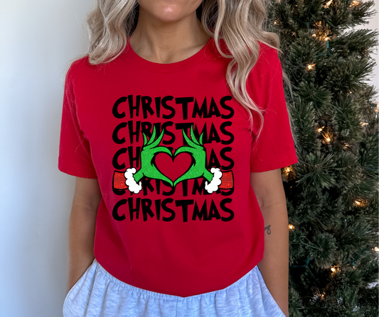 Green Guy Christmas Heart