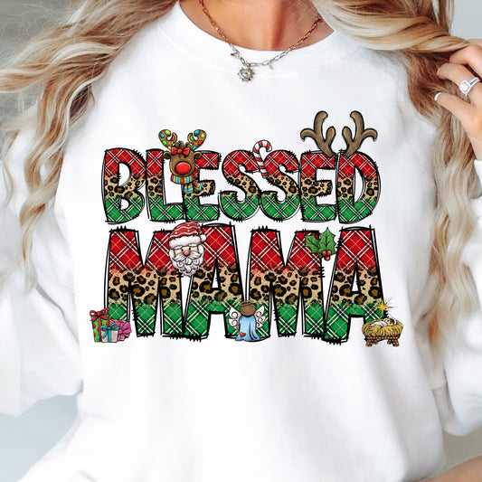 Blessed Mama Christmas Collage